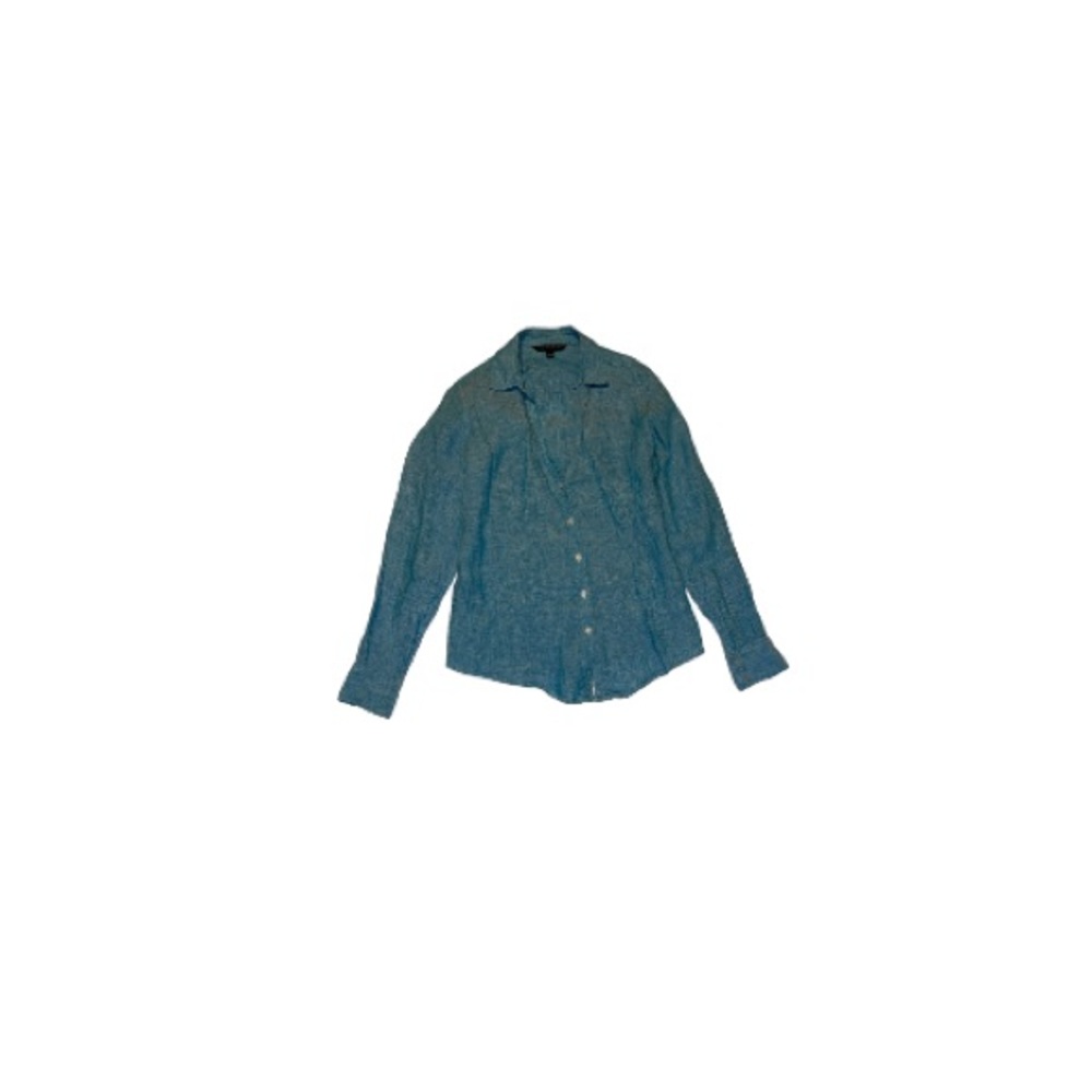 Brooks Brothers “346” Blue Linen Blouse - Women’s Size 6